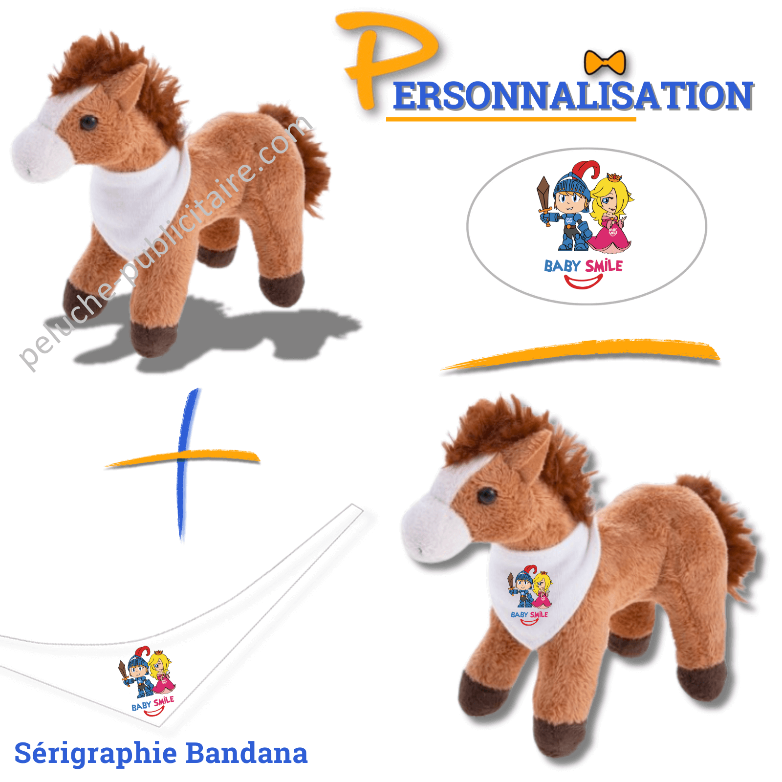 peluche de cheval personnalisée avec logo peluche de cheval personnalisée avec logo