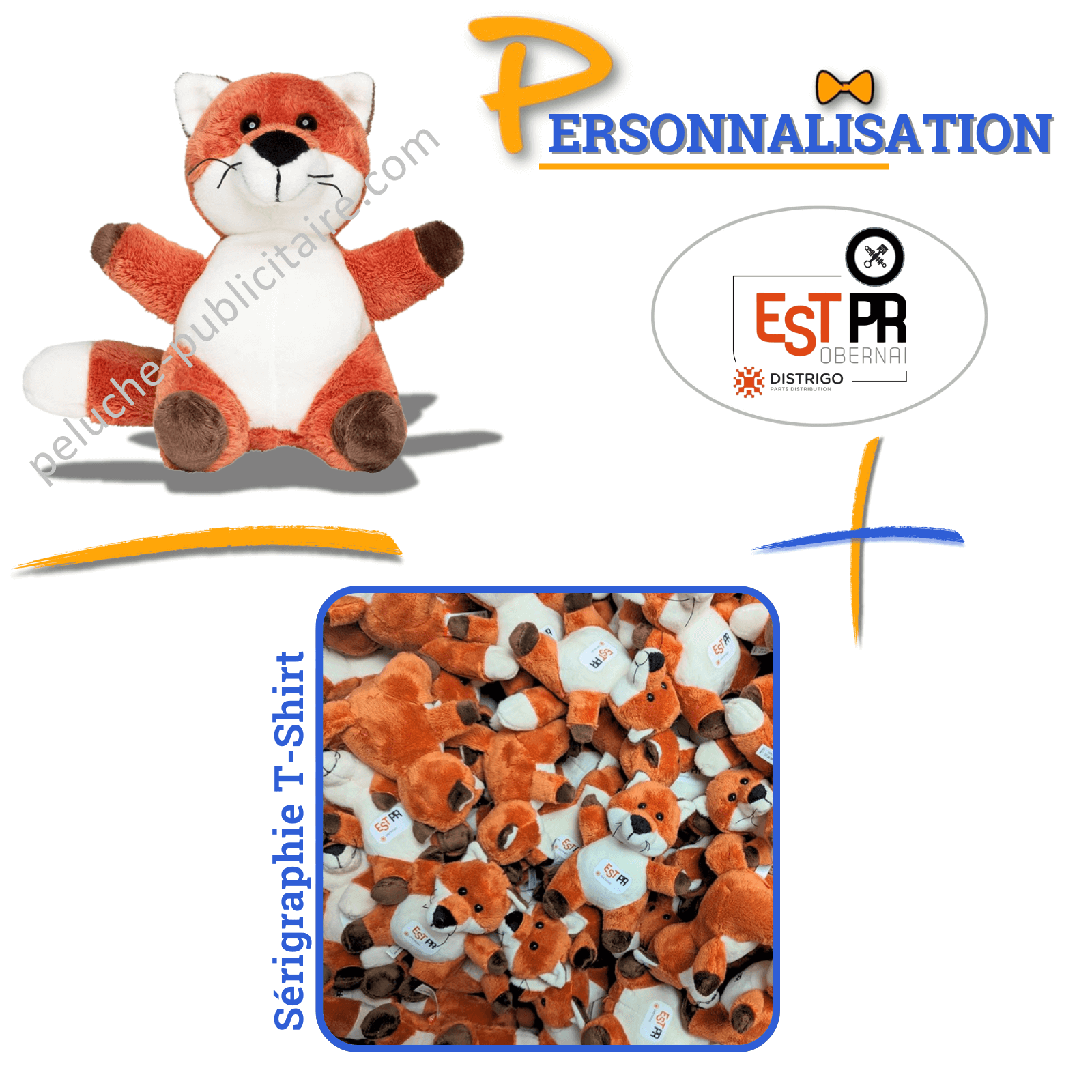peluche publicitaire à personnaliser avec logo renard estpr peluche publicitaire à personnaliser avec logo renard estpr
